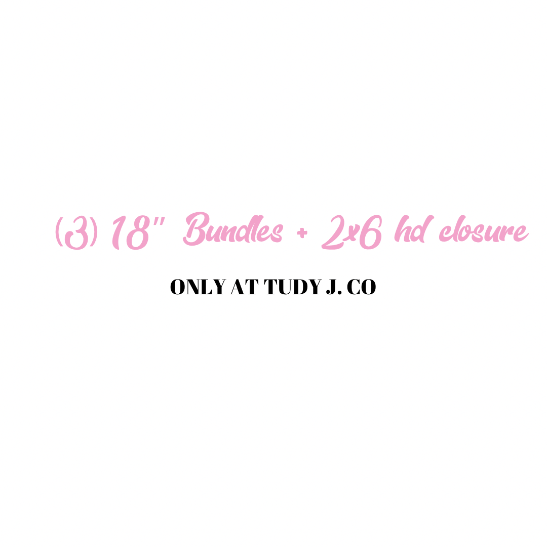 (3) 18” Bundles x 2x6 Closure